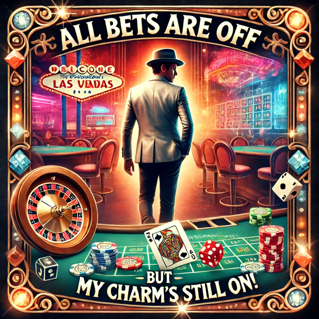 All bets are off but my charms still on Gambling Puns