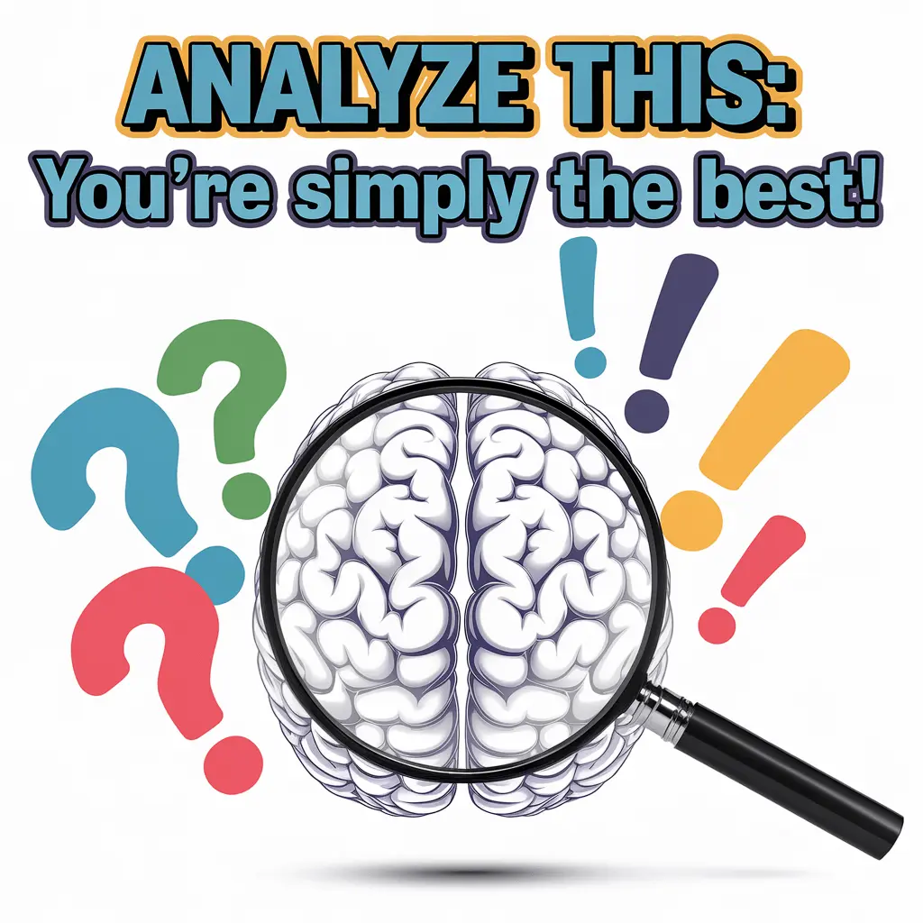 Analyze this Youre simply the best Psychology Puns