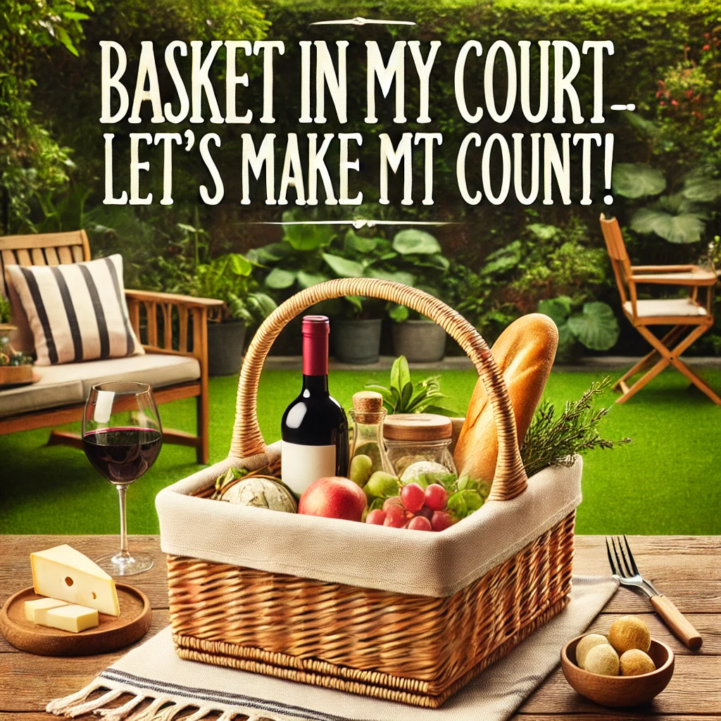 Basket in my court—lets make it count Basket Puns