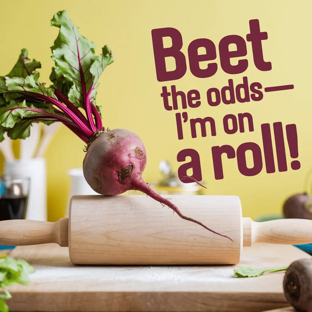 Beet the odds—Im on a roll Beetroot Puns