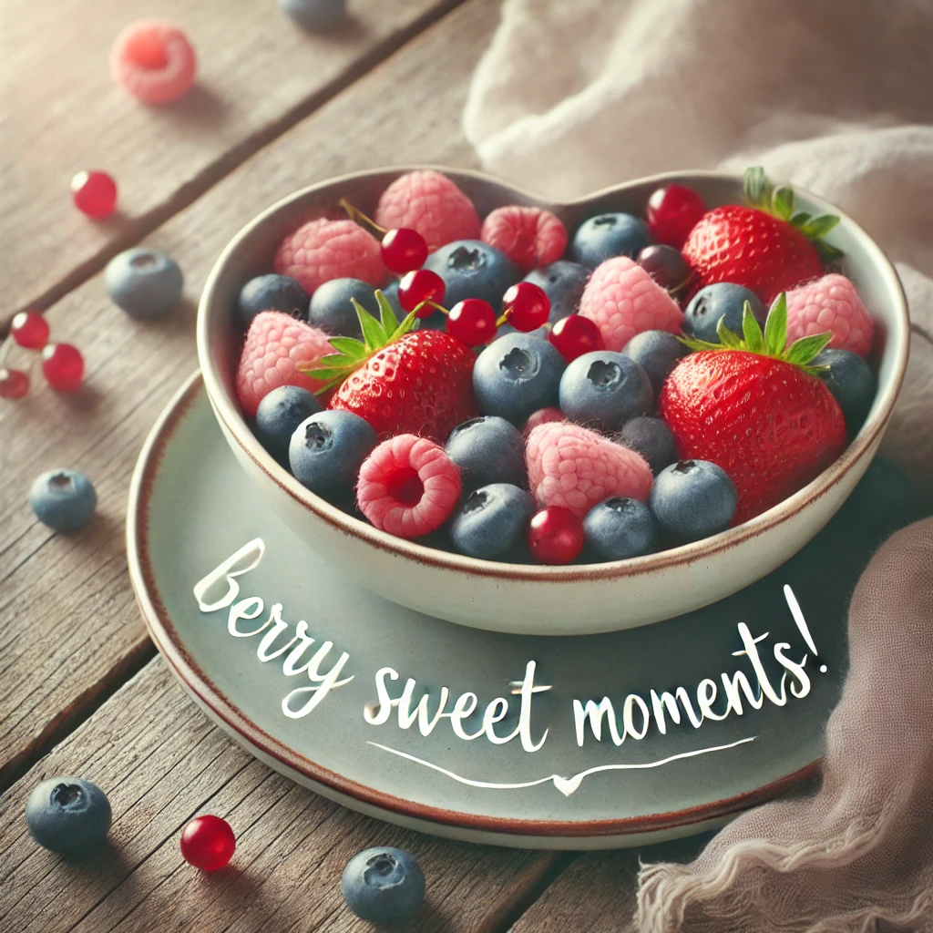 Berry sweet moments Berry Puns
