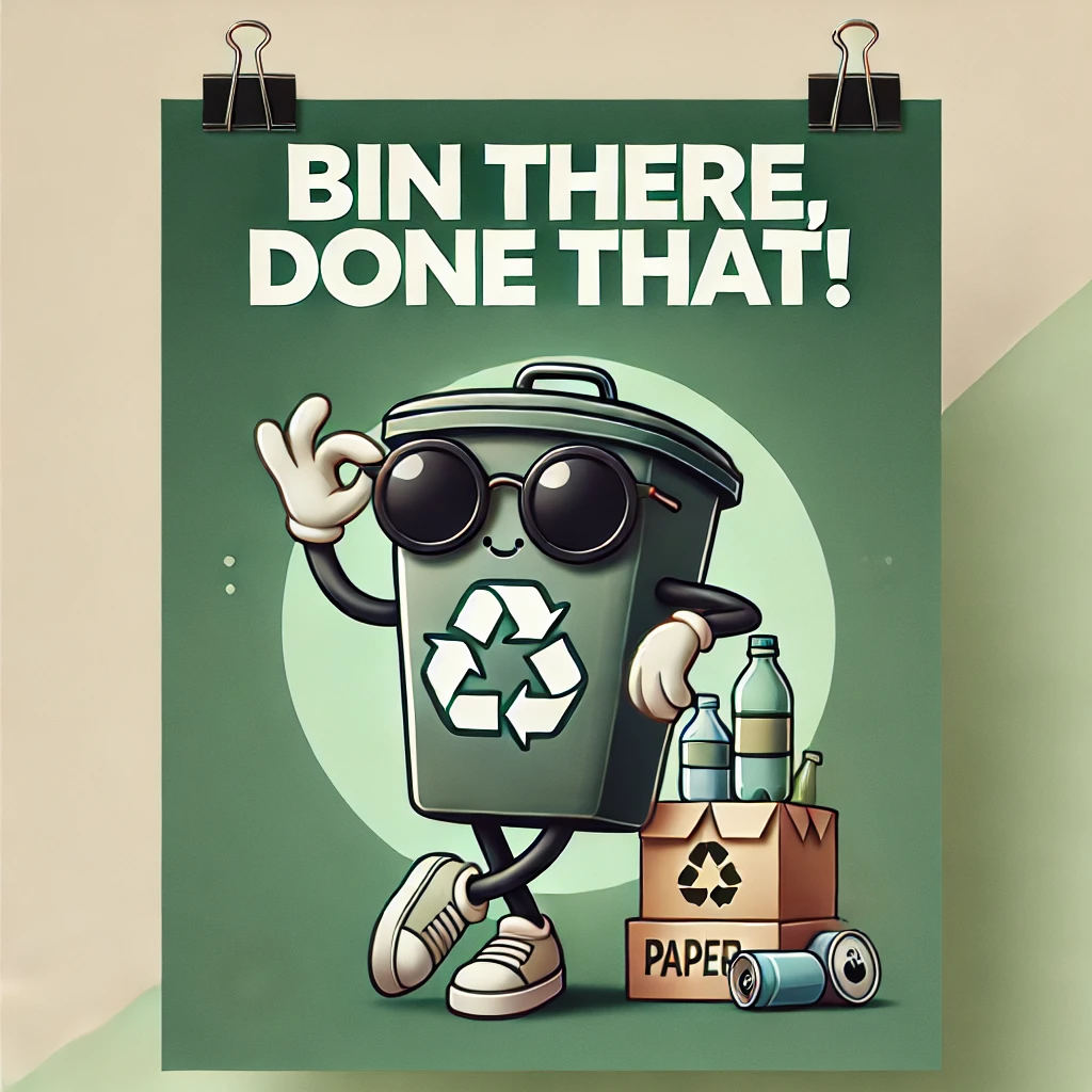 Bin there done that Recycling Puns