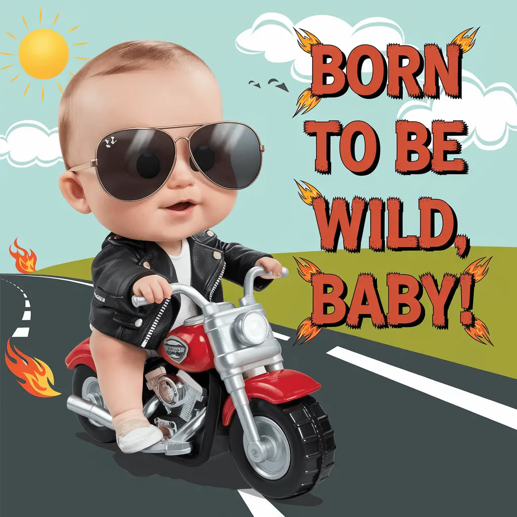 Born to be wild baby Baby Puns