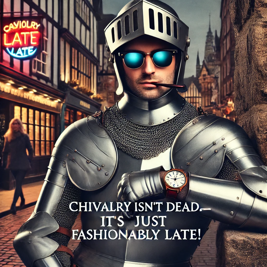 Chivalry isnt dead—its just fashionably late Knight Puns