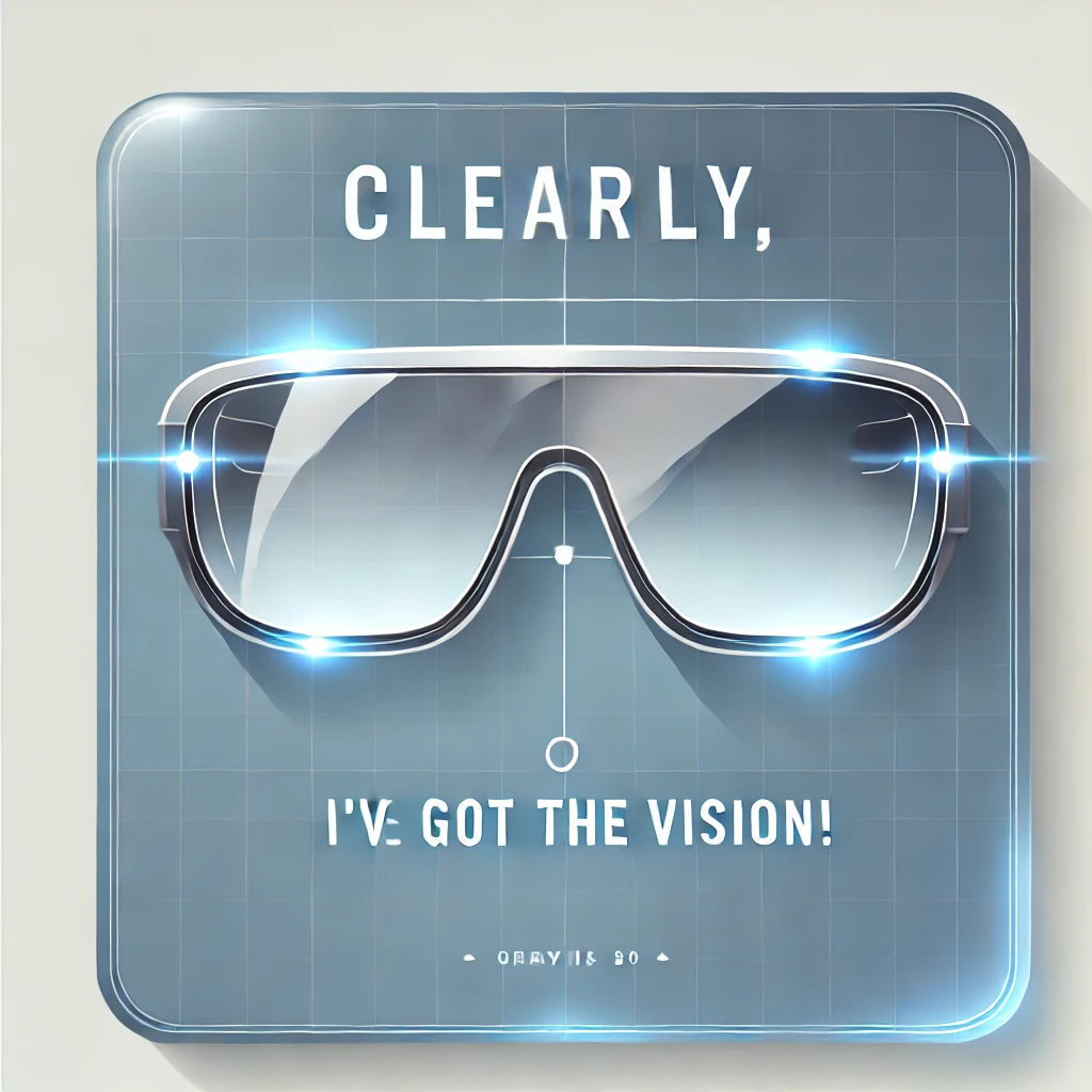 Clearly Ive got the vision Visual Puns