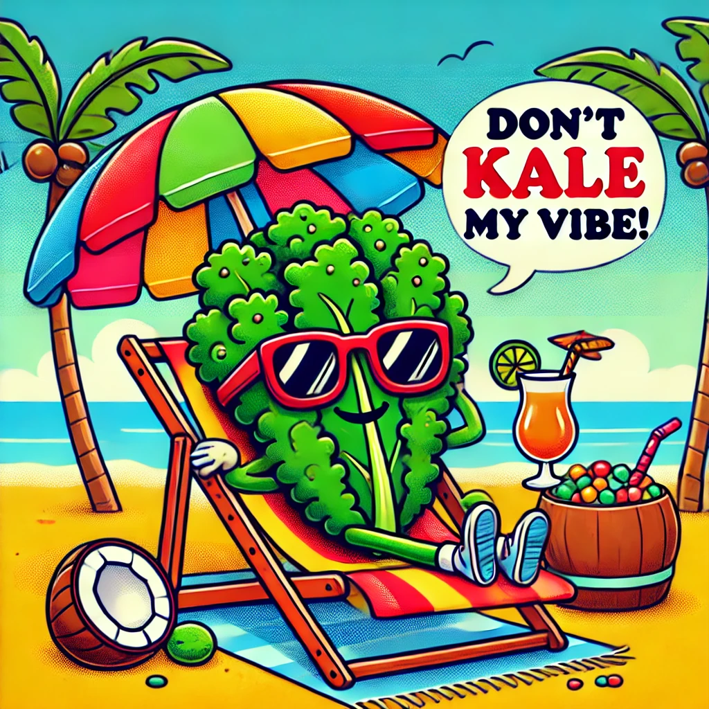 Dont kale my vibe Kale Puns
