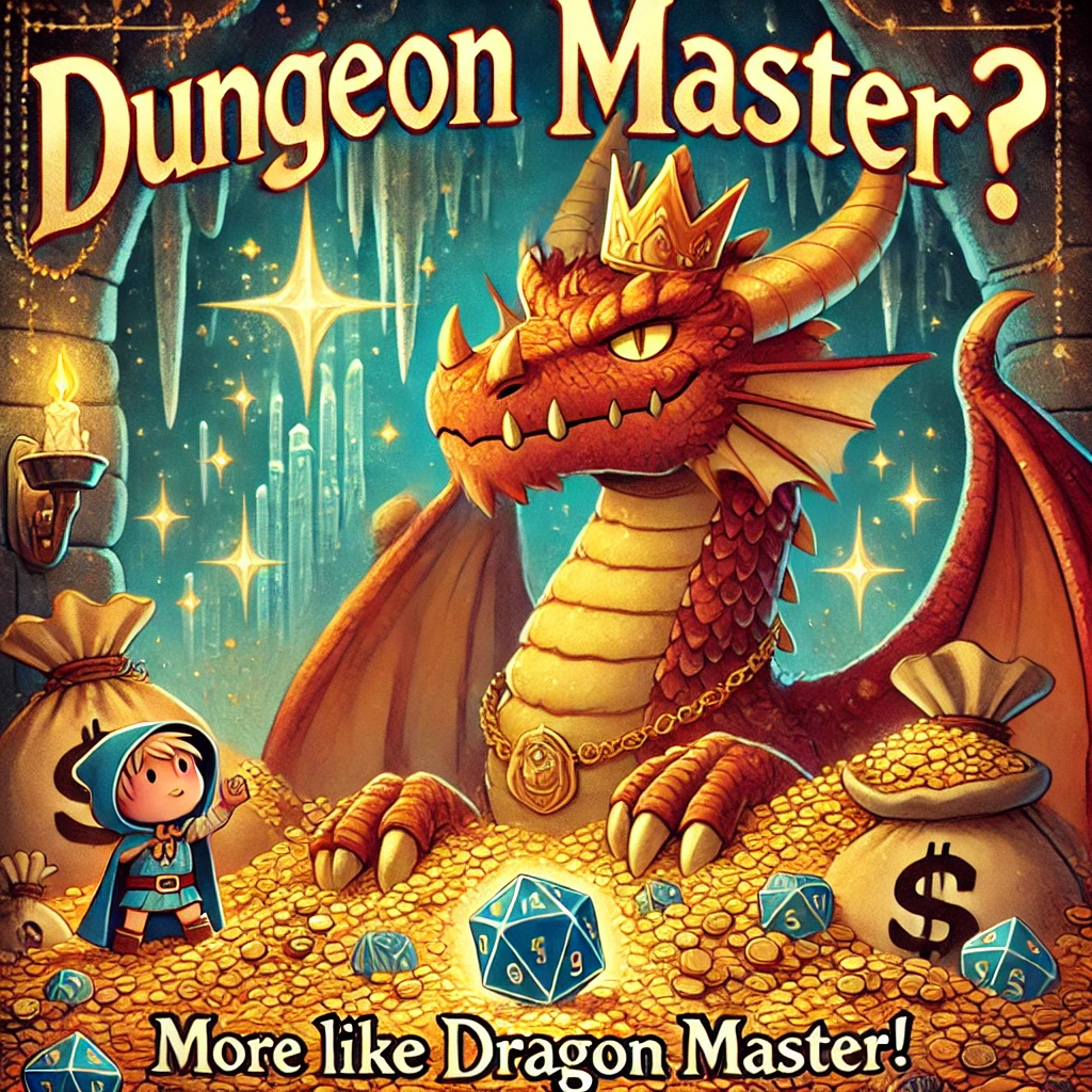 Dungeon Master More like Dragon Master DnD Puns