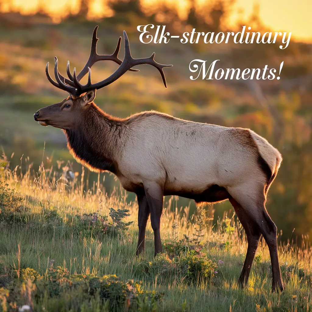 Elk straordinary Moments Elk Puns