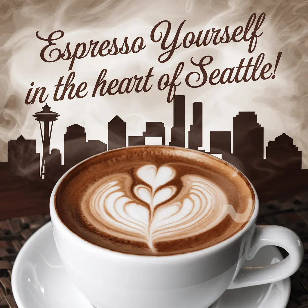 Espresso yourself in the heart of Seattle Seattle Puns
