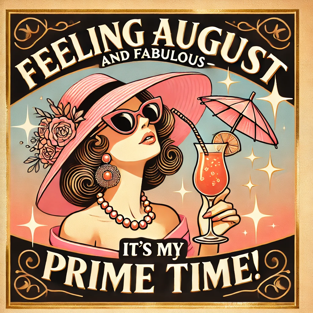 Feeling august and fabulous – its my prime time August Puns