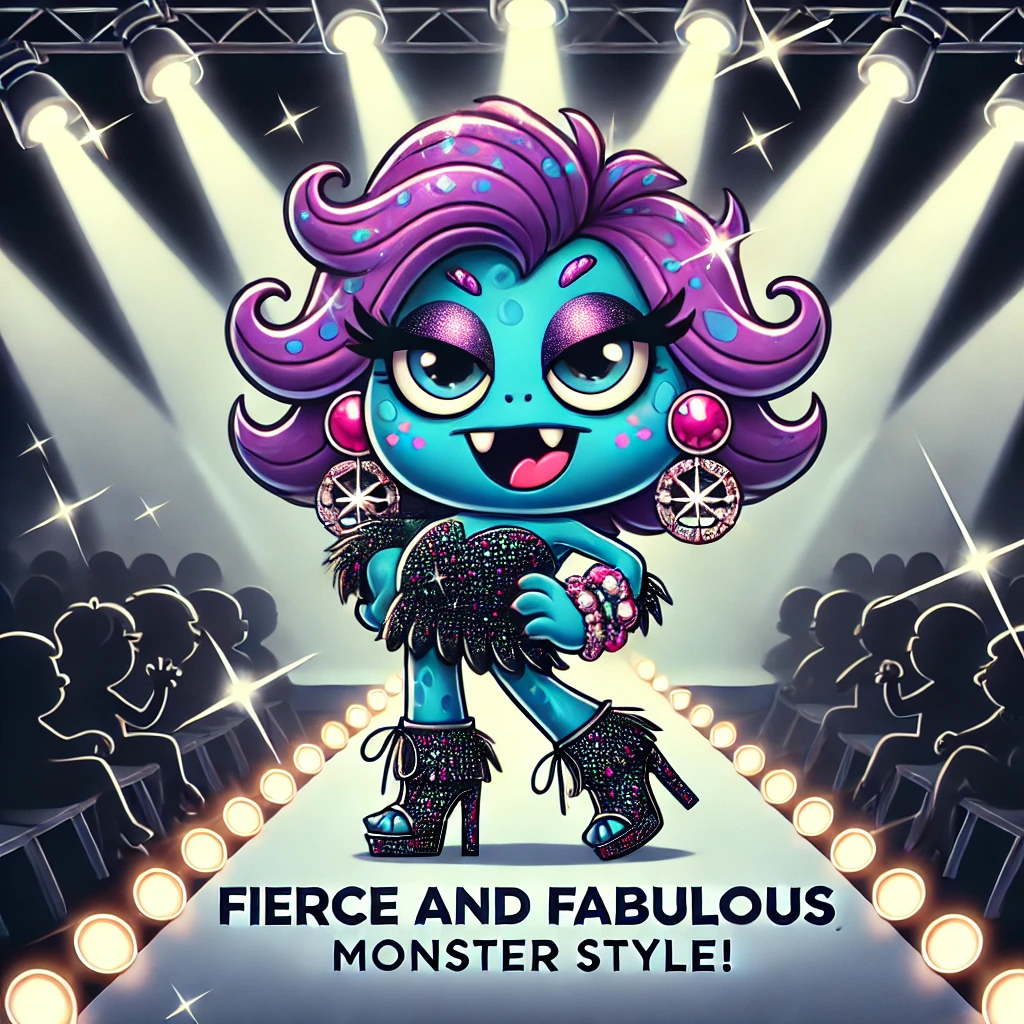 Fierce and fabulous monster style Monster Puns