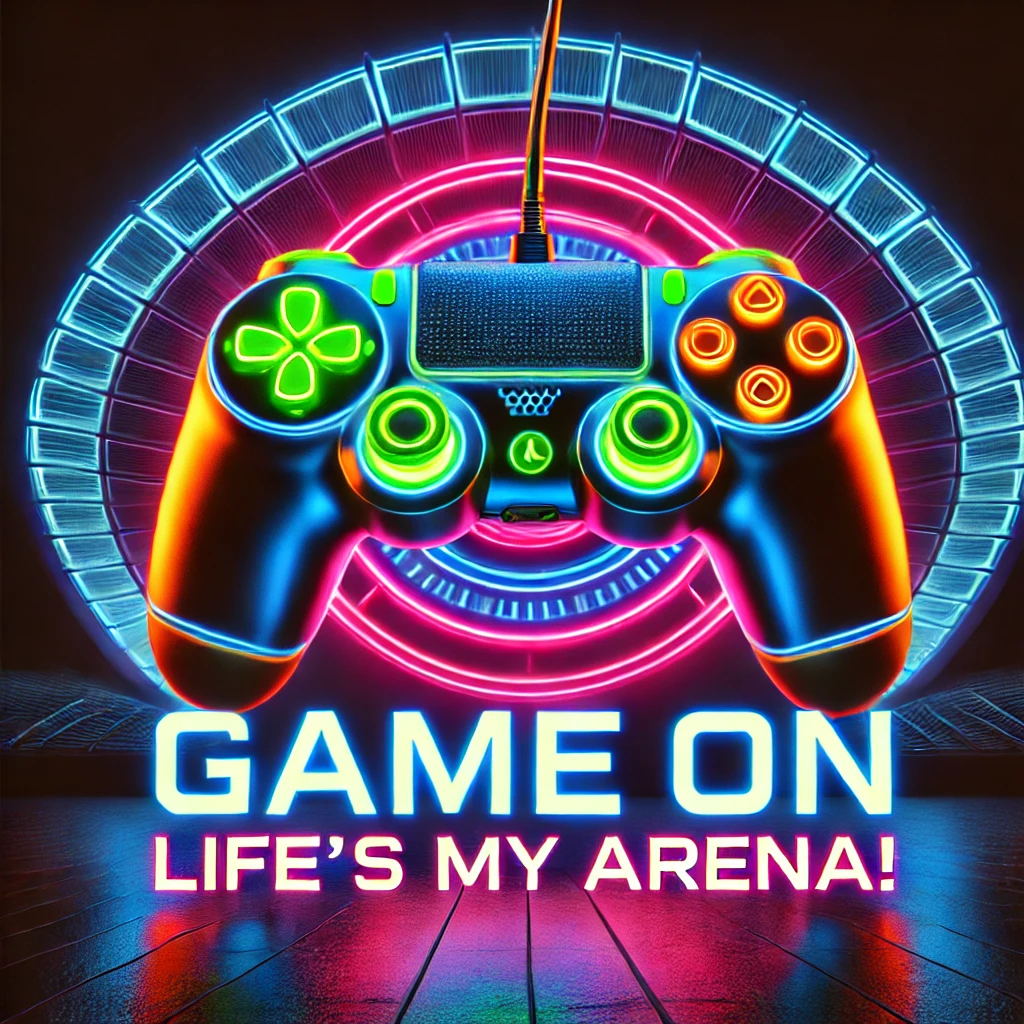 Game on lifes my arena Game Puns