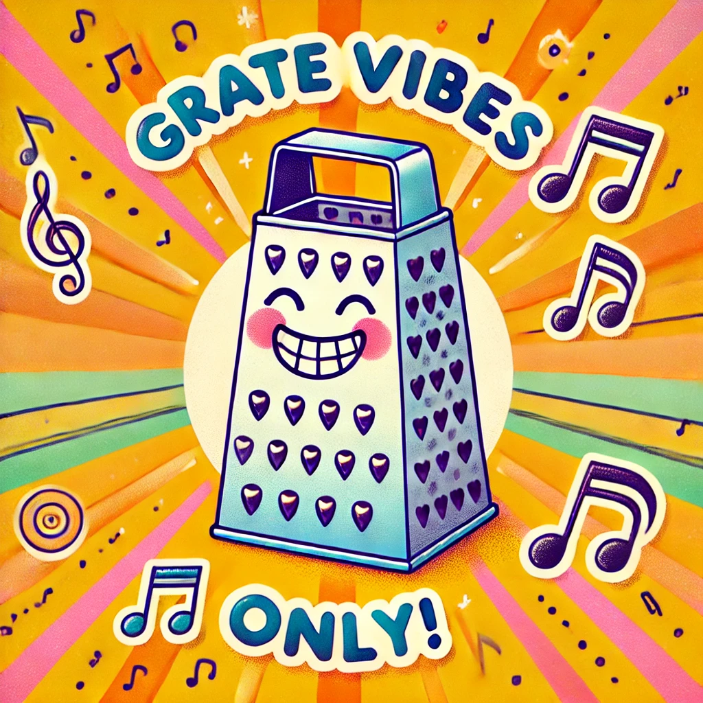 Grate vibes only Great Puns