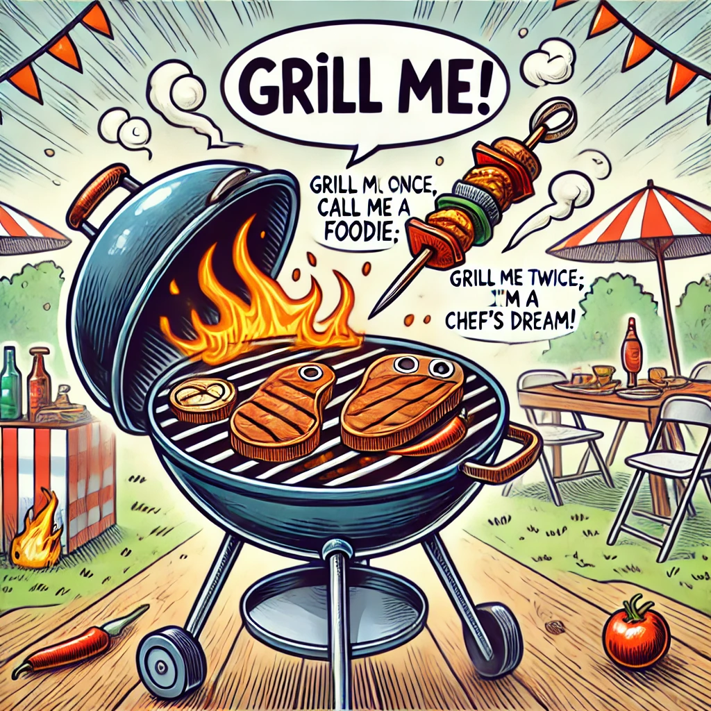 Grill me once call me a foodie grill me twice Im a chefs dream Foodie Puns