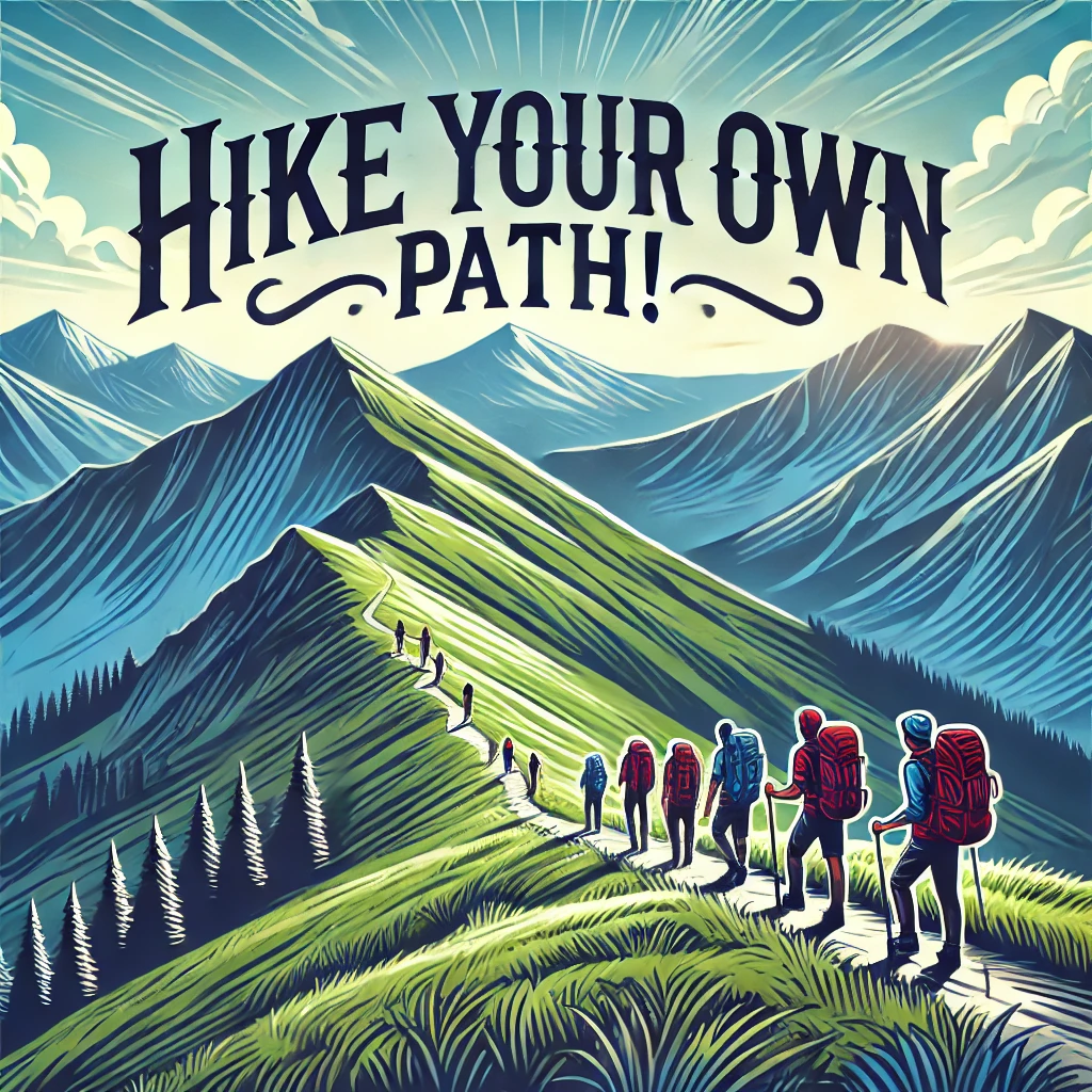 Hike your own path Hiking Puns