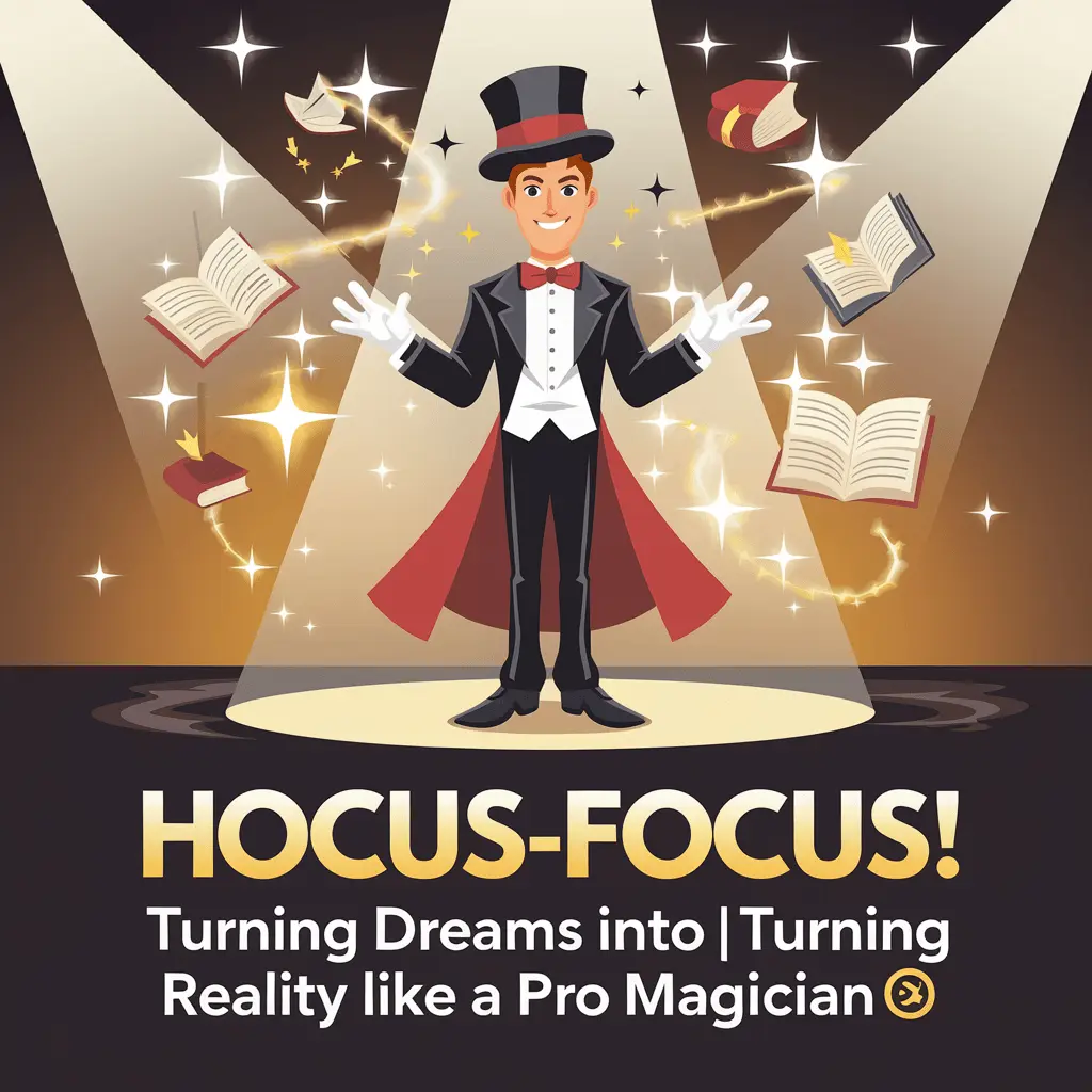 Hocus focus Turning dreams into reality like a pro magician. Magic Puns