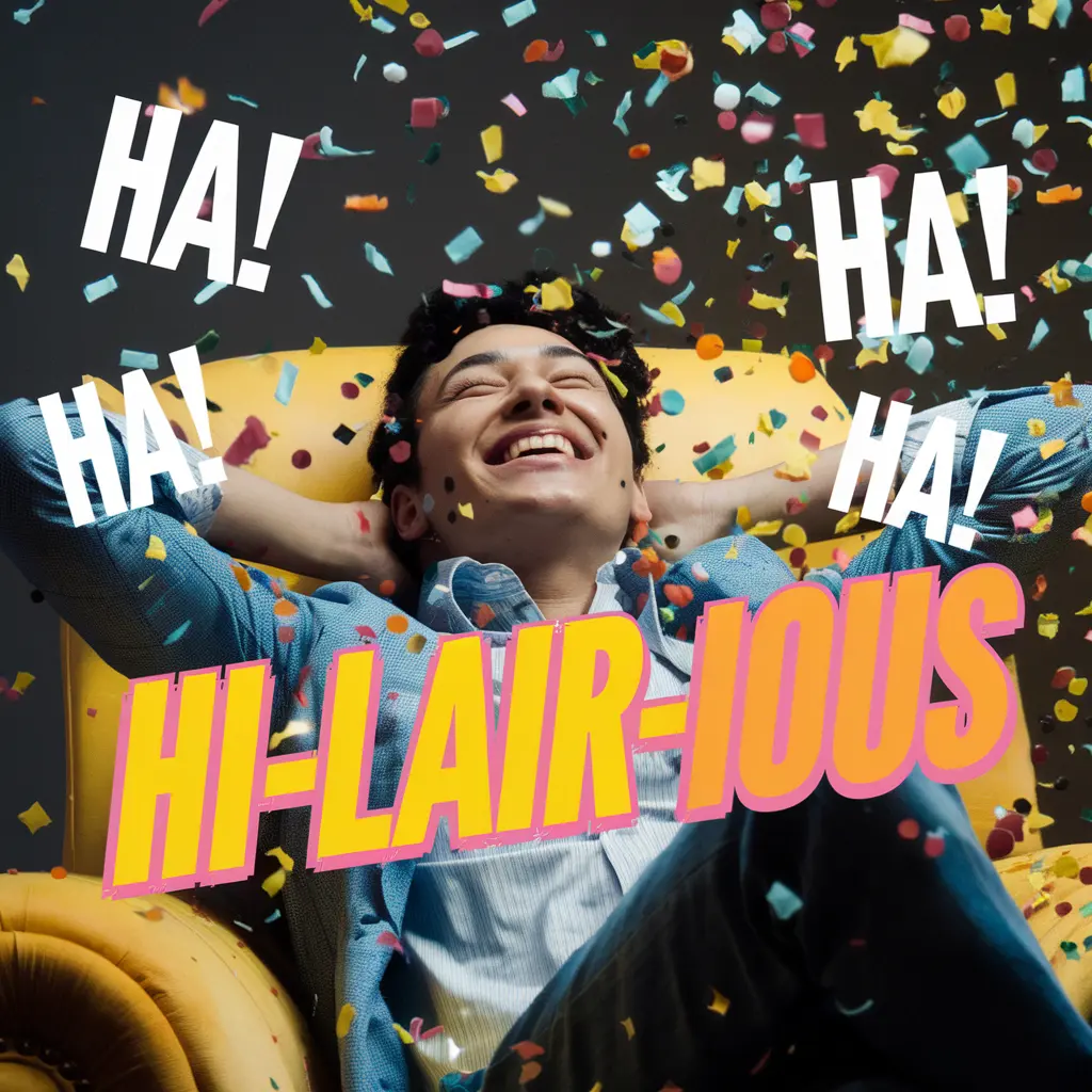 Im hi LAIR ious Rolling in laughter and flair Hilarious Puns