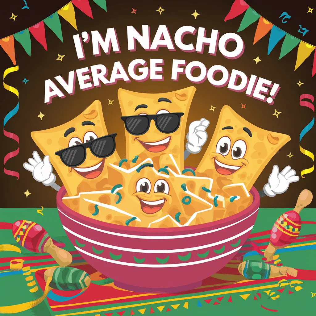 Im nacho average foodie Foodie Puns