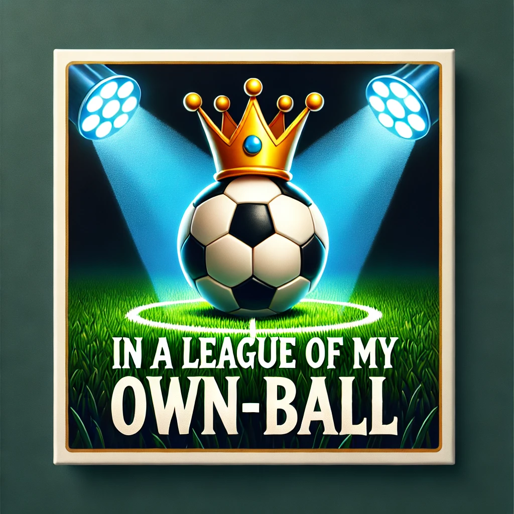In a league of my own ball. Sports Puns