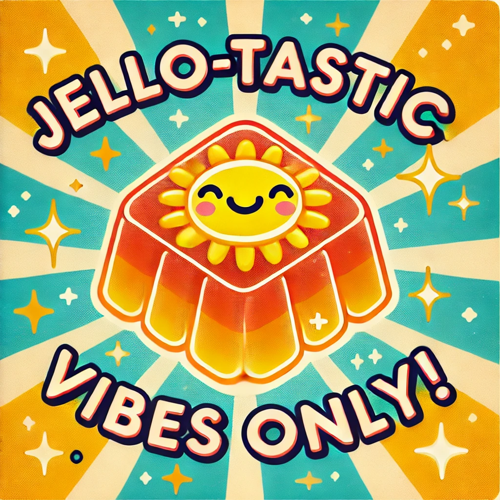 Jello tastic vibes only Jello Puns