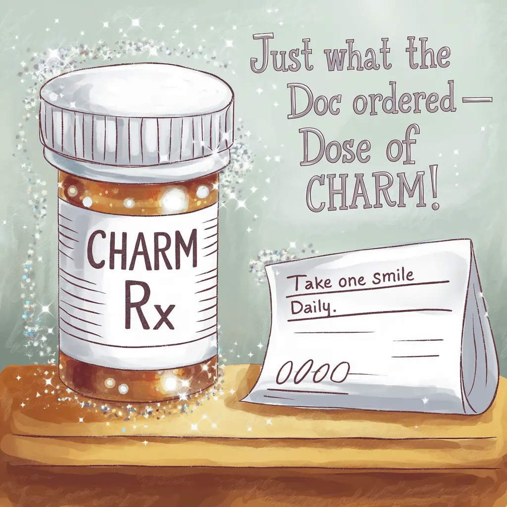 Just what the doc ordered—dose of charm Pharmacy Puns