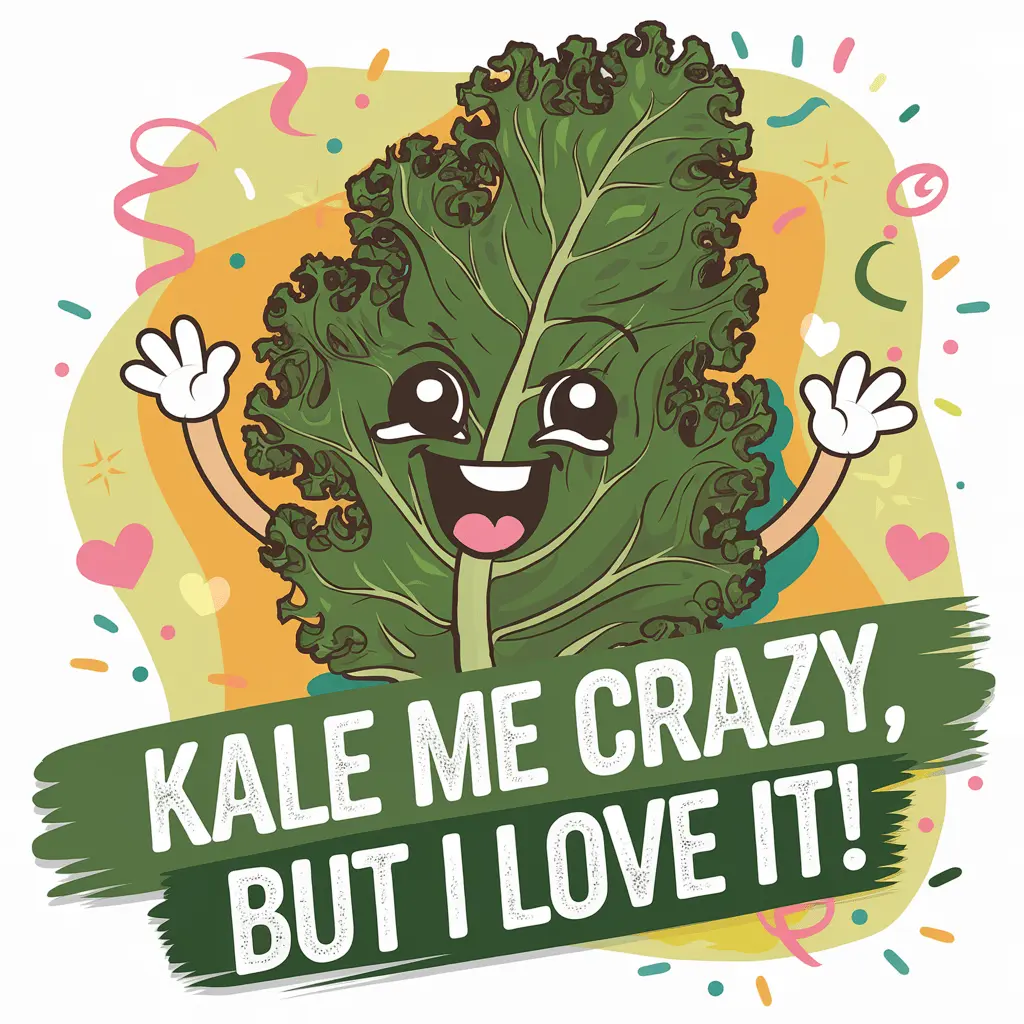Kale me crazy but I love it Kale Puns