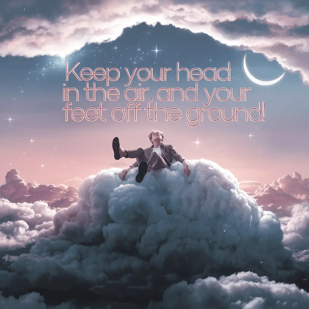 Keep your head in the AIR and your feet off the ground Air Puns