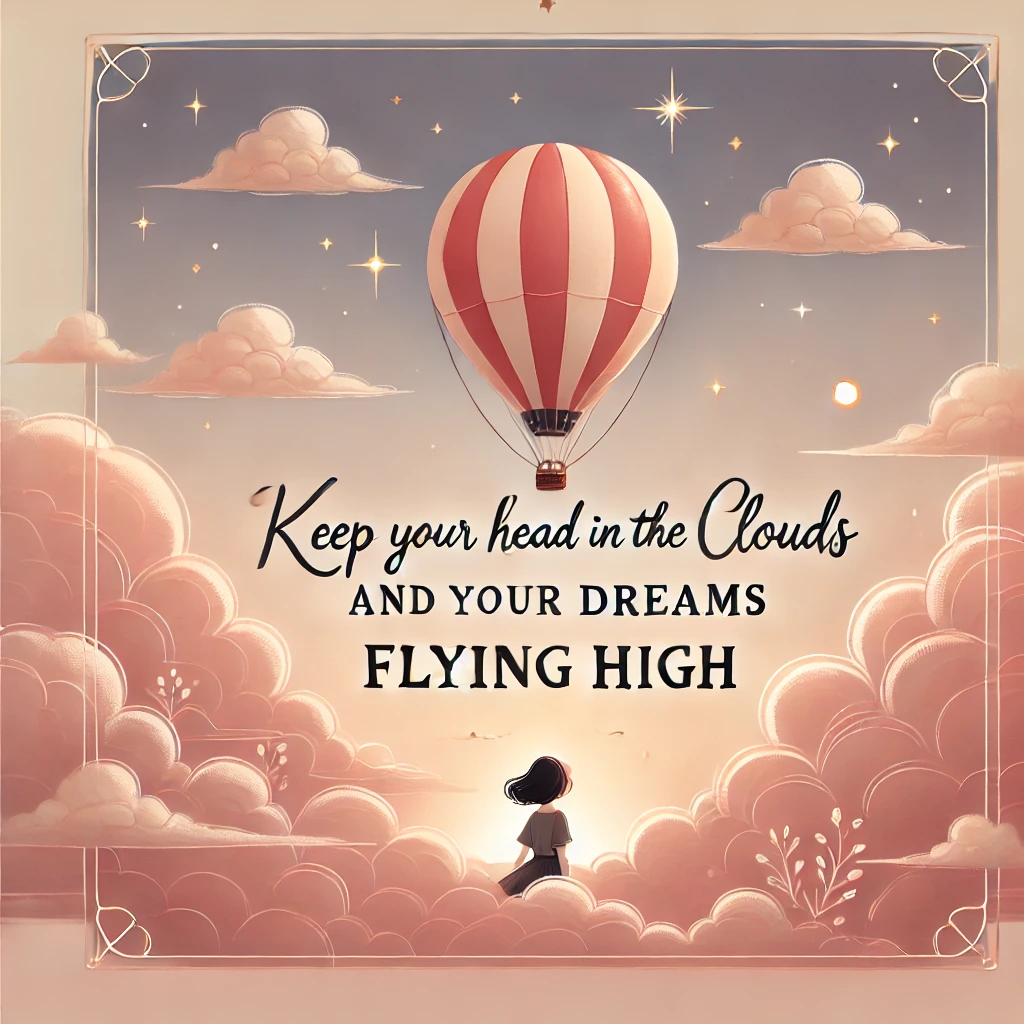 Keep your head in the clouds and your dreams flying high. Flying Puns