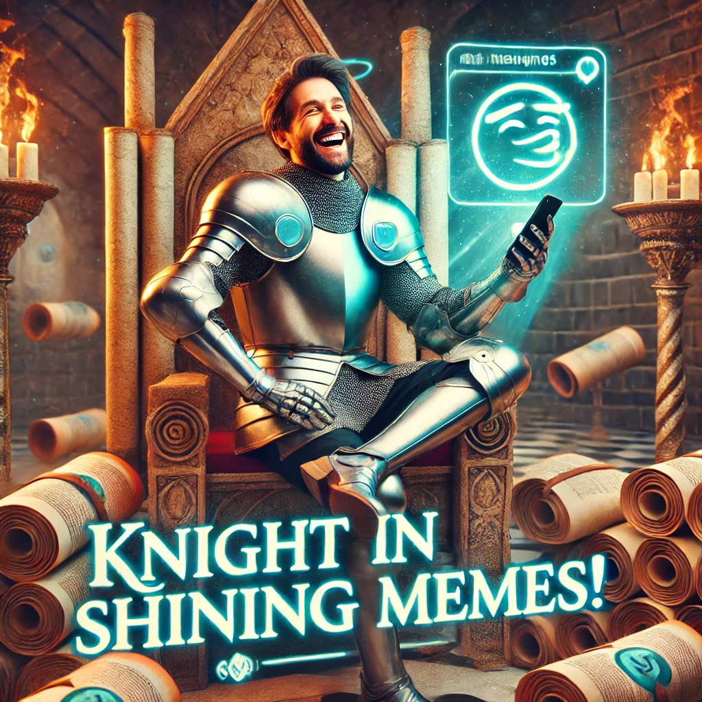 Knight in shining memes Knight Puns