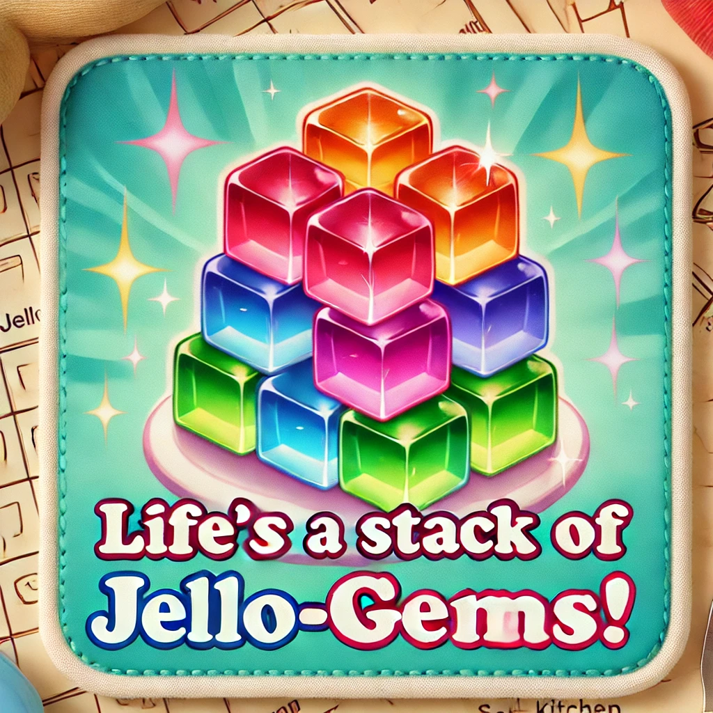 Lifes a stack of jello gems Jello Puns