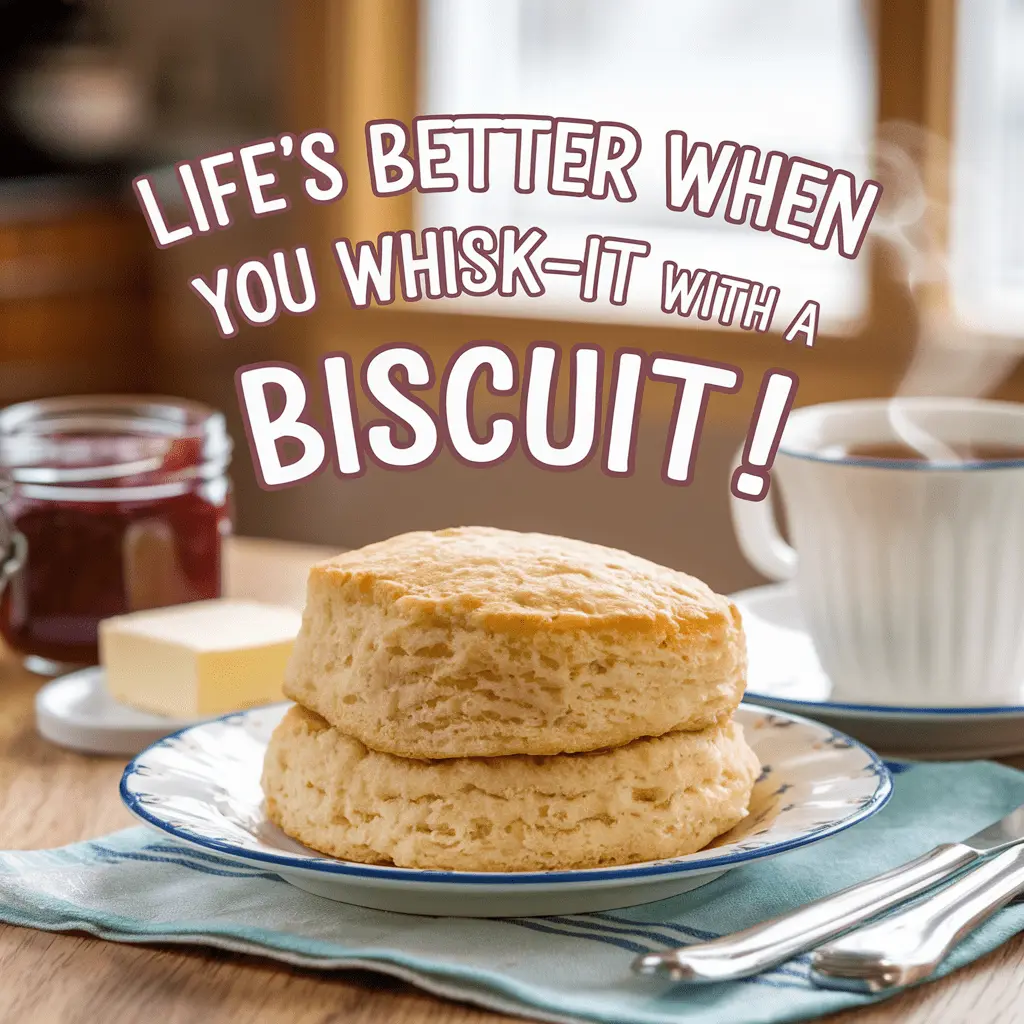 Lifes better when you whisk it with a biscuit Biscuit Puns