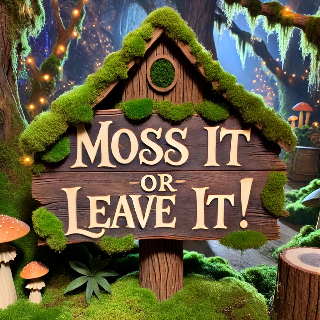 Moss it or leave it Moss Puns