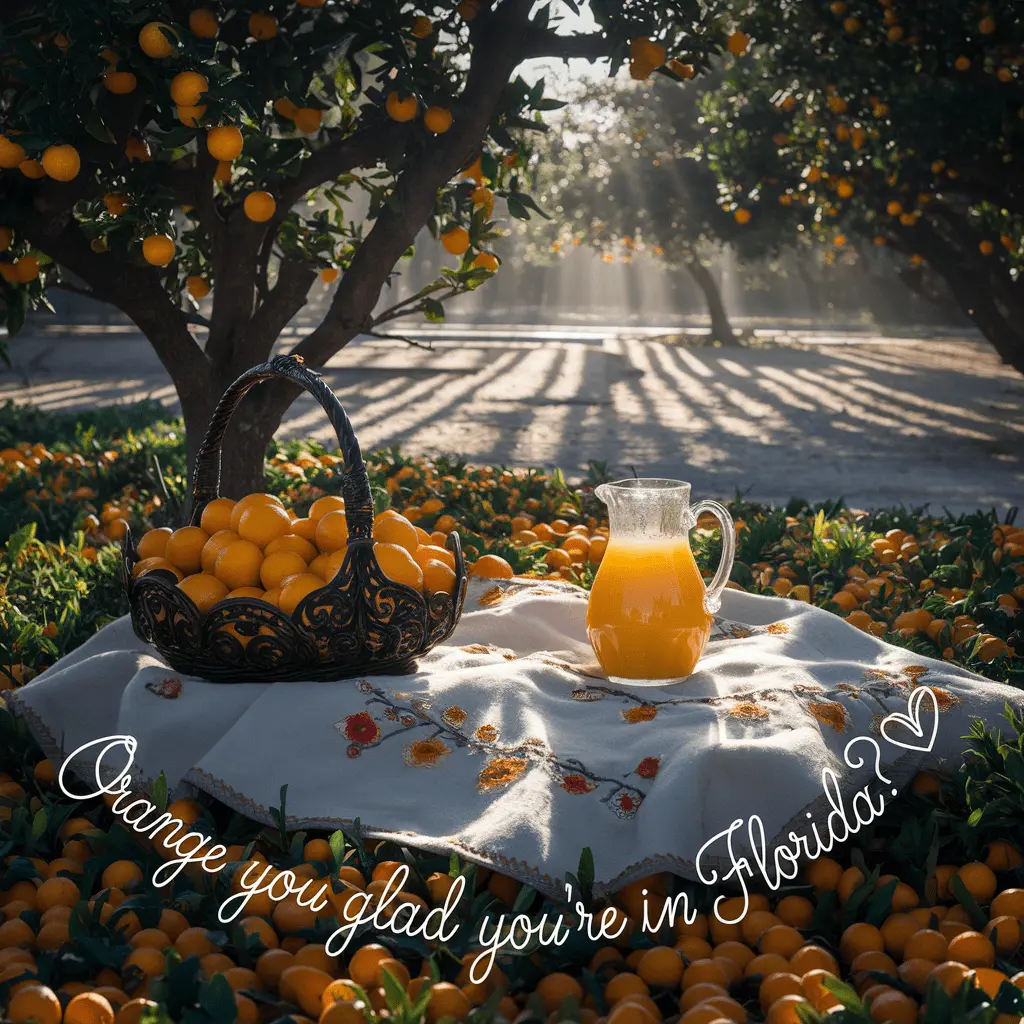 Orange you glad youre in Florida Florida Puns