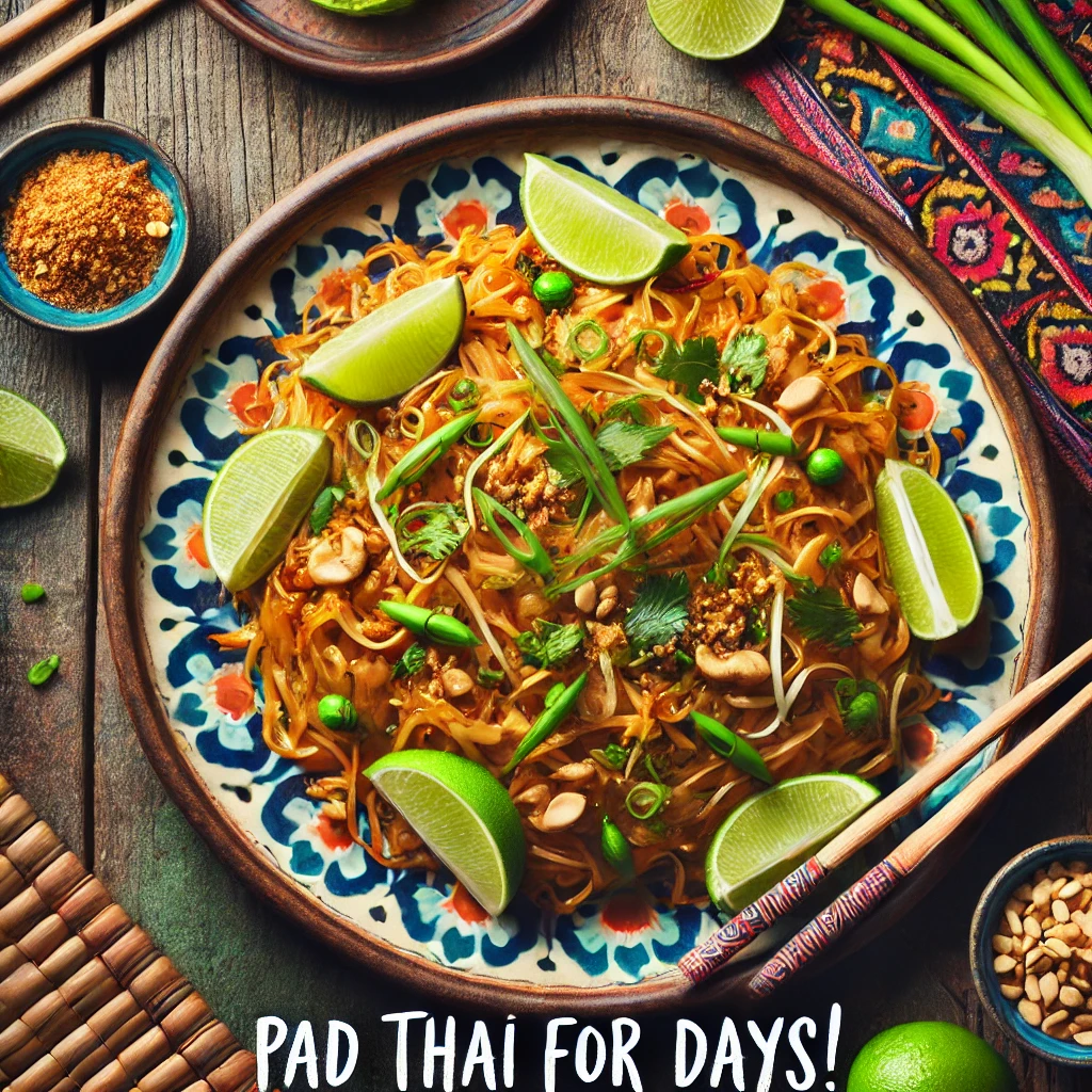 Pad Thai for days Thailan Puns