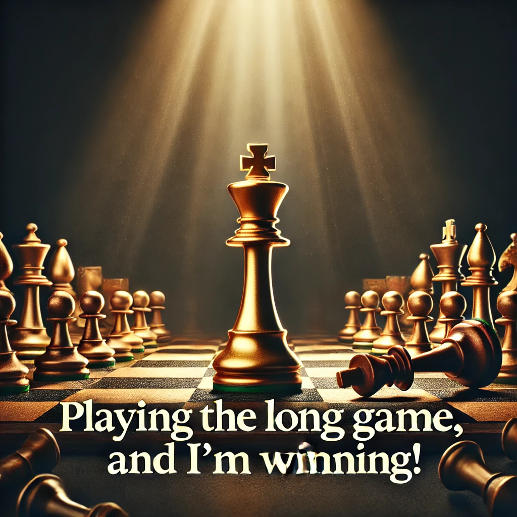 Playing the long game and Im winning Game Puns