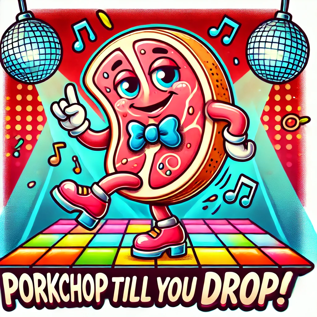 Porkchop till you drop Pork Puns