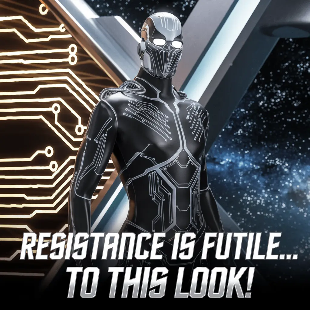 Resistance is futile… to this look Borg Puns