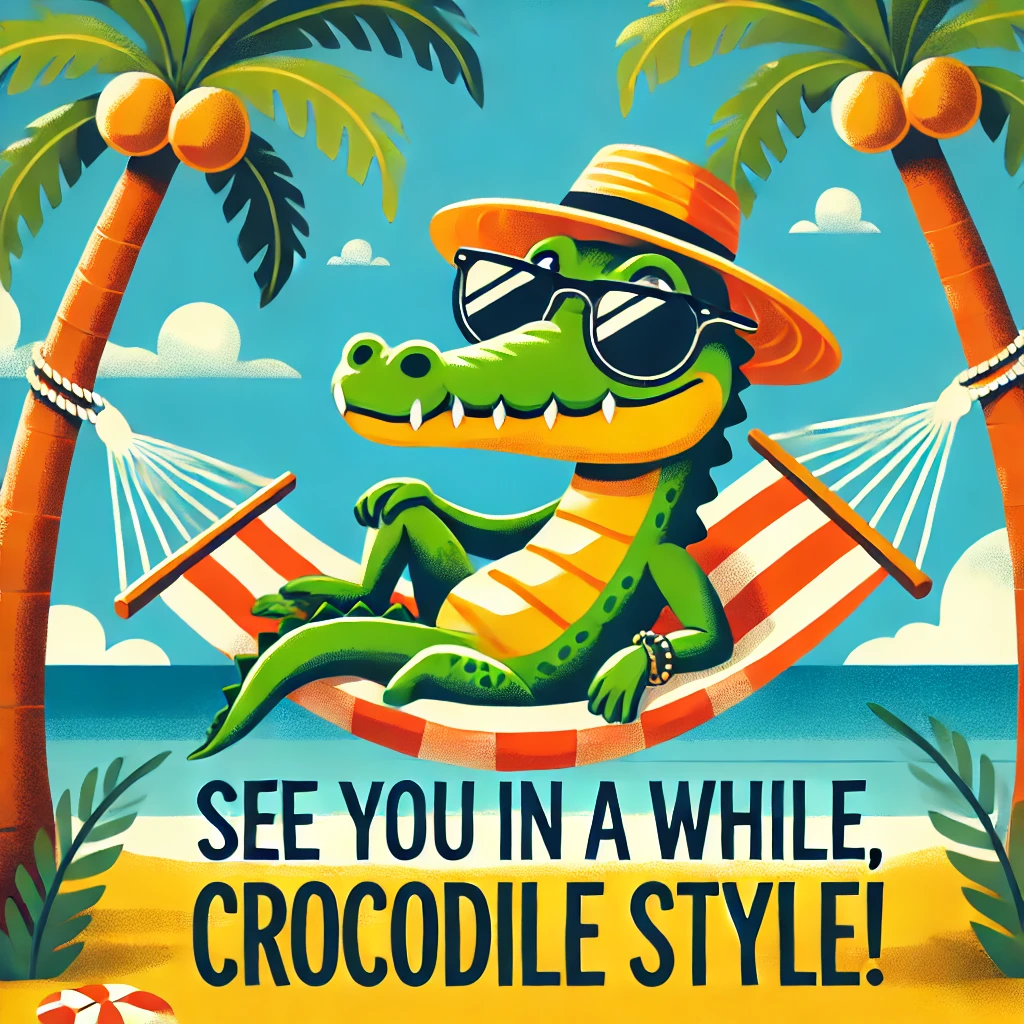 See you in a while crocodile style Crocodile Puns