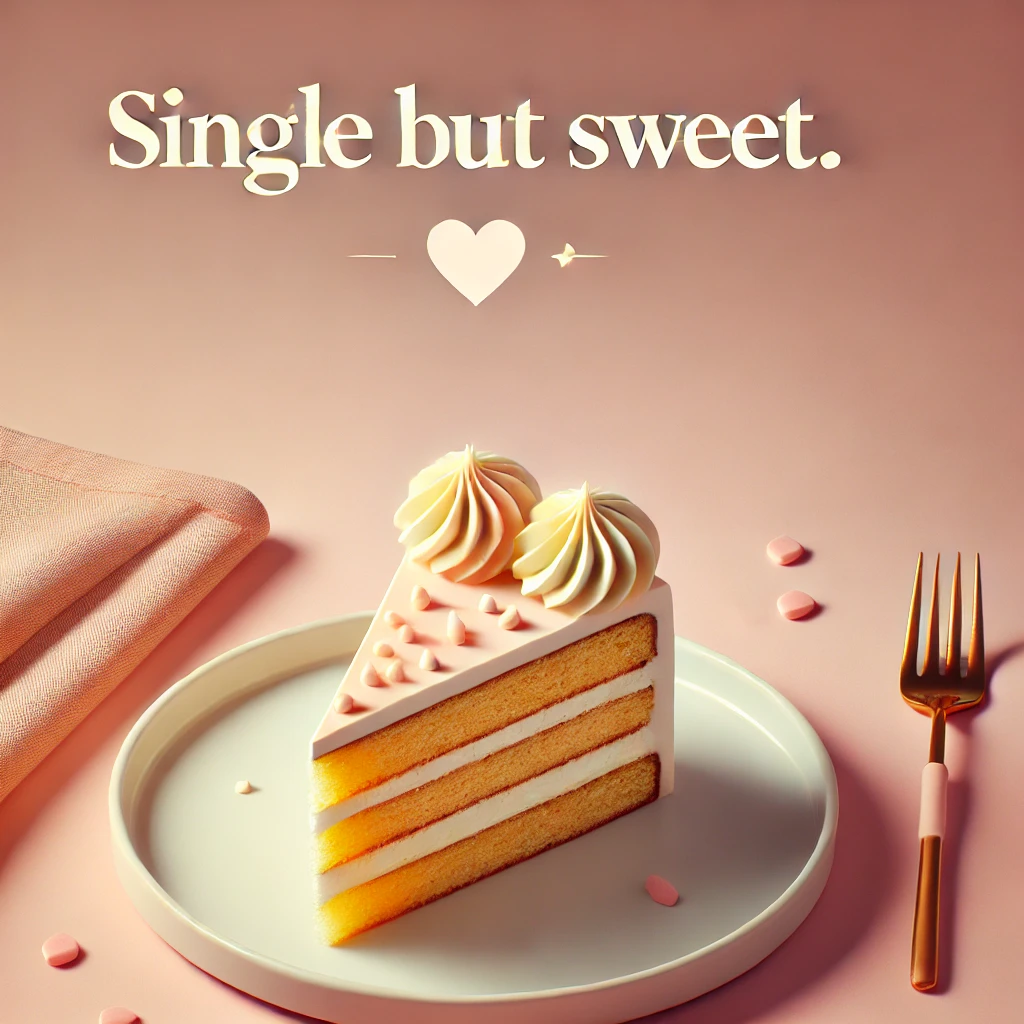 Single but sweet. Visual Puns