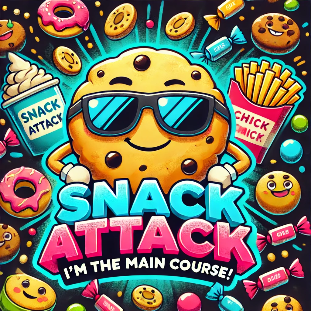 Snack Attack Im the main course Snack Puns