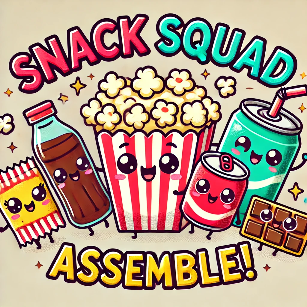 Snack Squad Assemble Snack Puns