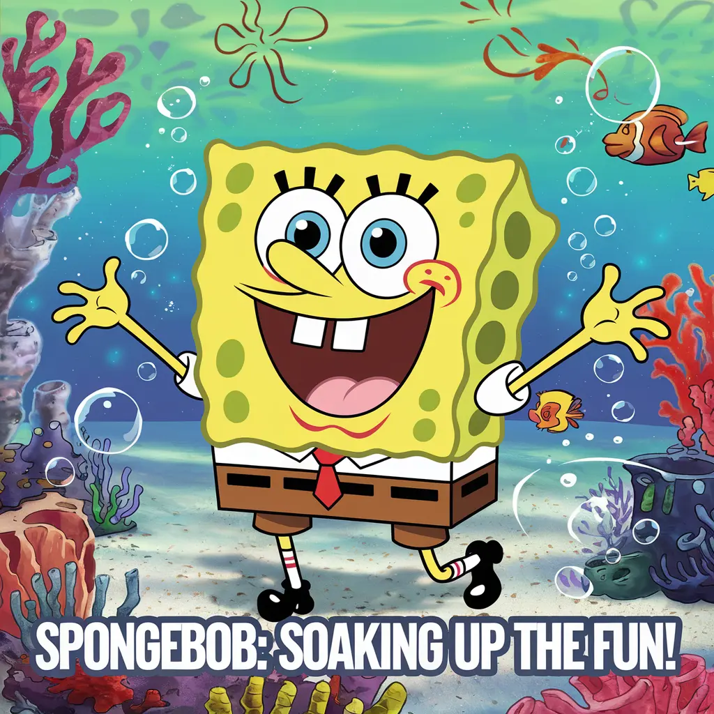 SpongeBob Soaking up the Fun Spongebob Puns