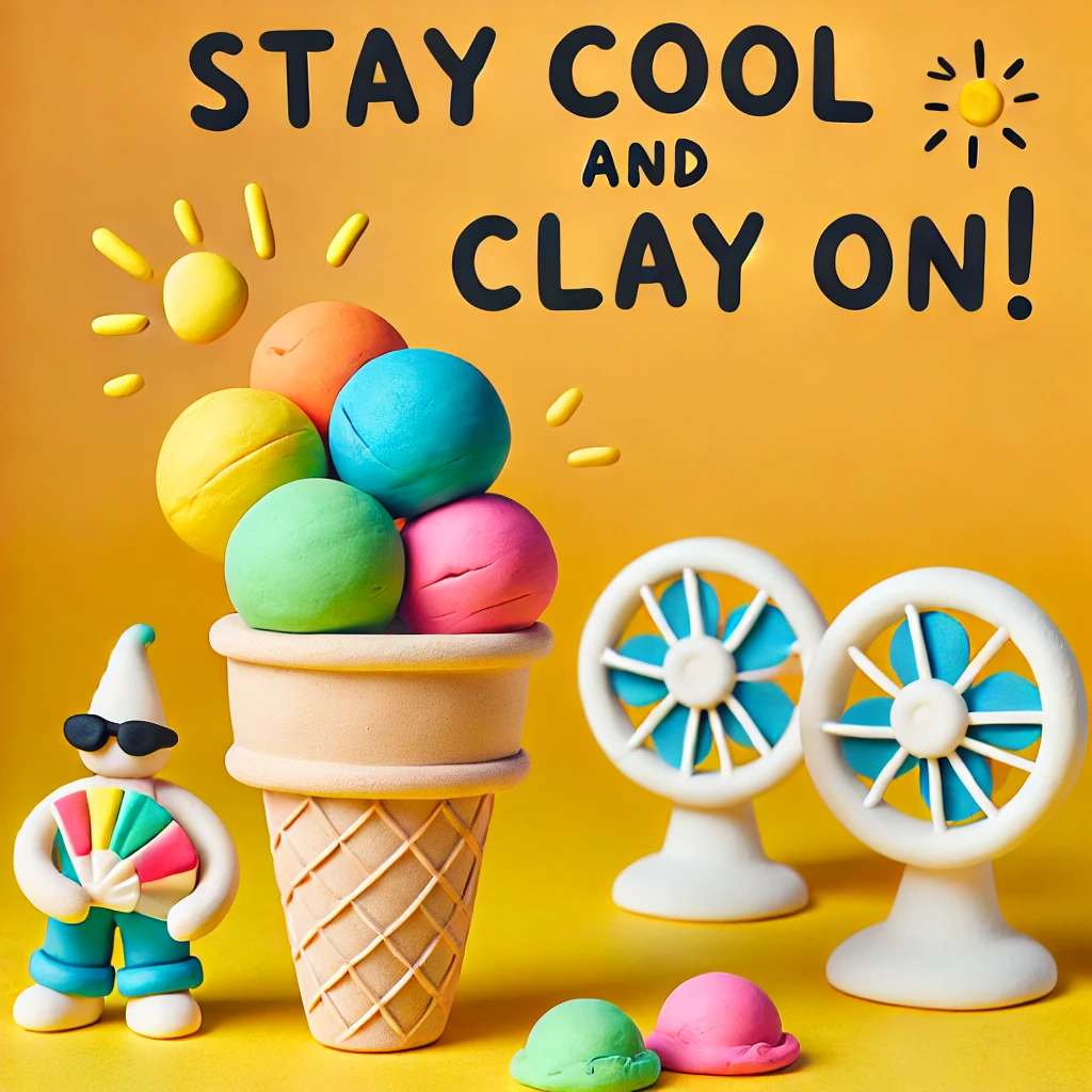 Stay cool and clay on Clay Puns