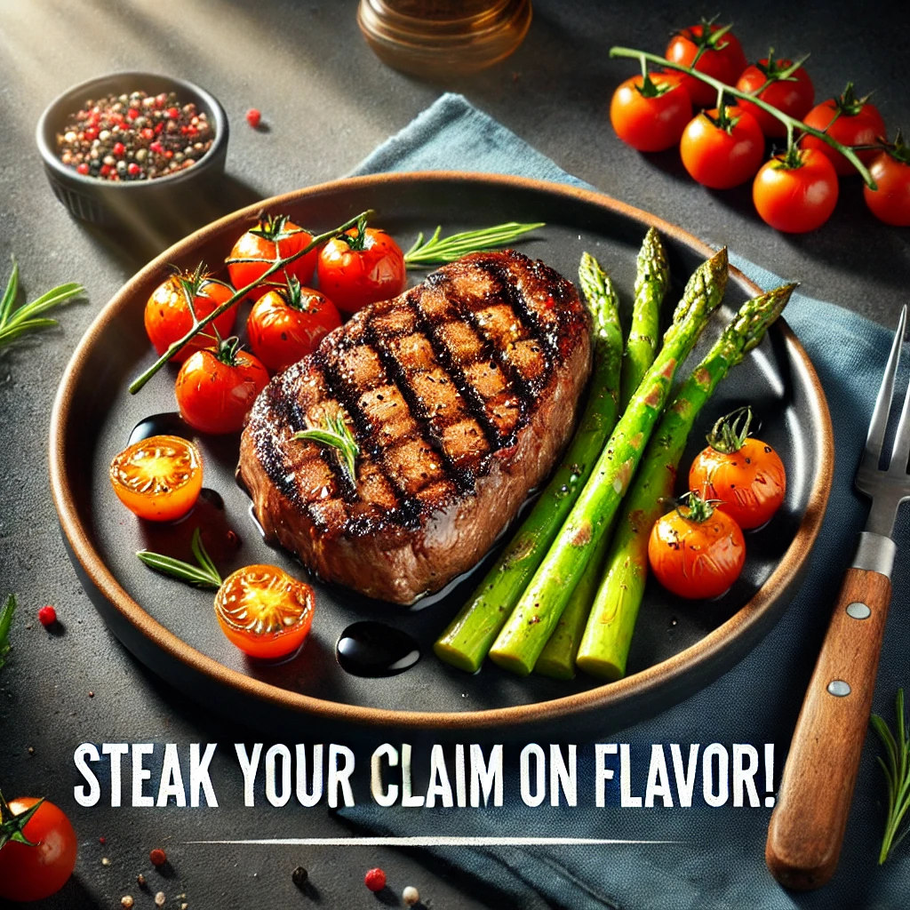 Steak your claim on flavor Steak Puns