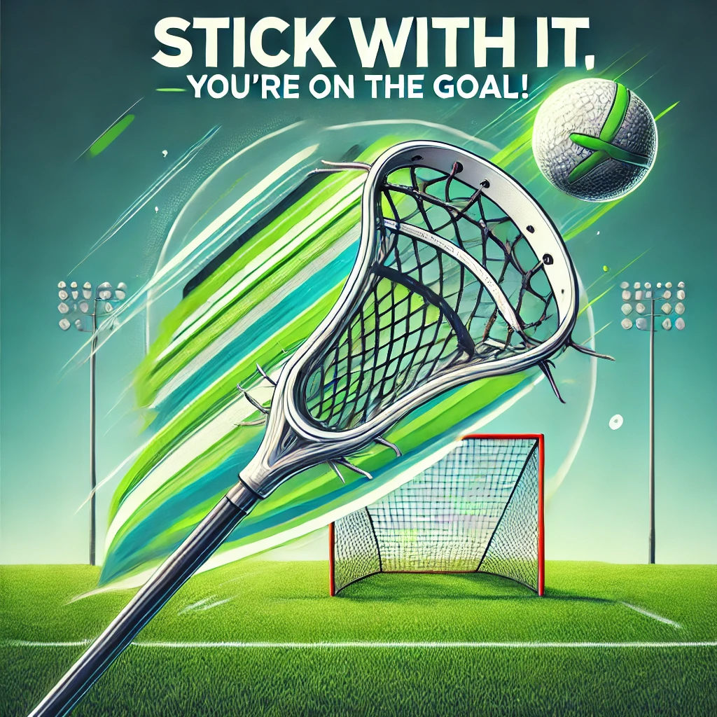 Stick with it youre on the goal Lacrosse Puns