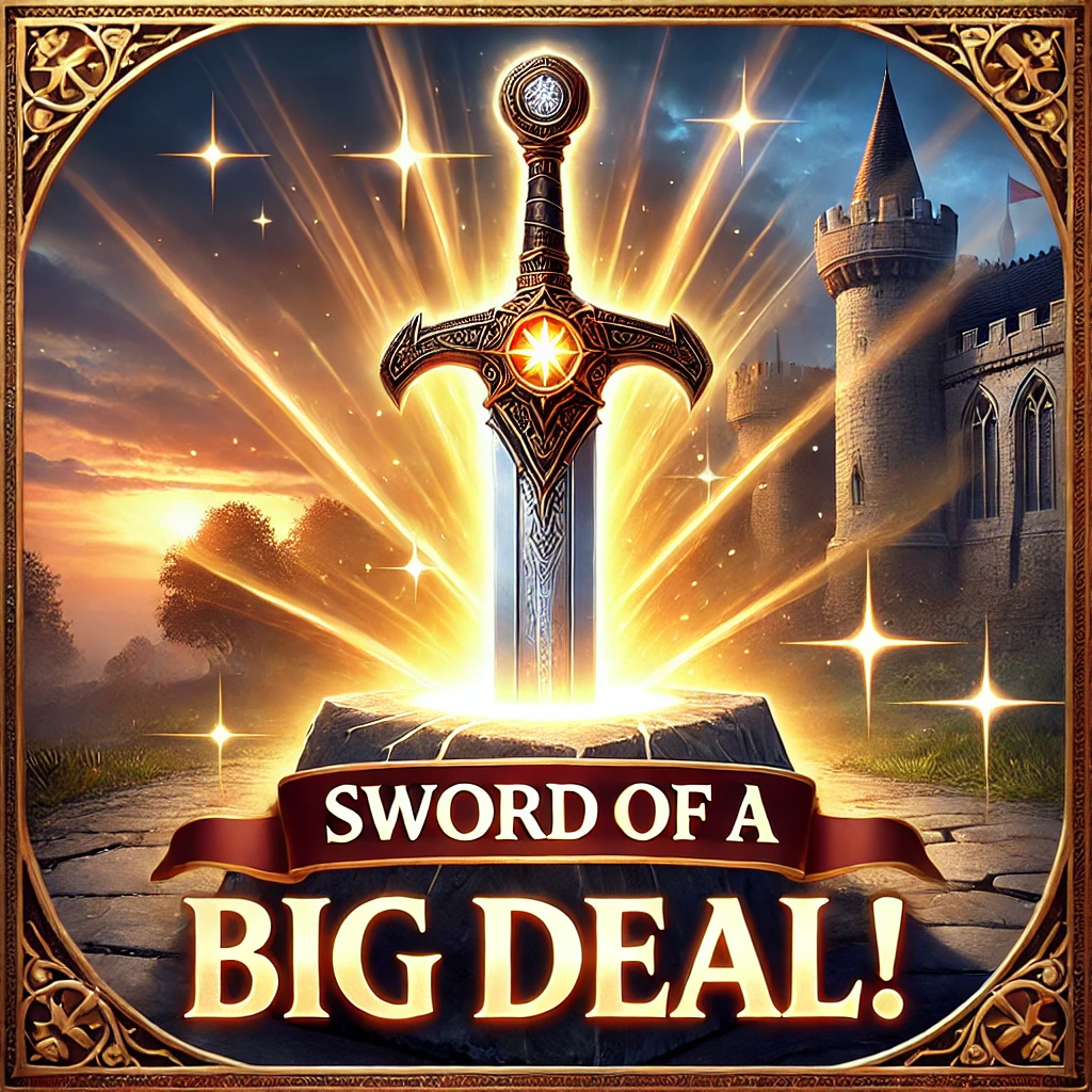 Sword of a Big Deal Sword Puns