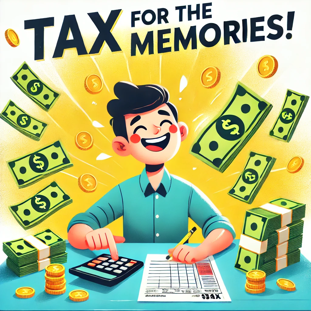 Tax for the Memories Tax Puns 1
