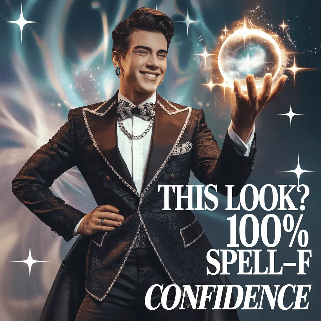 This look 100 spell f confidence. Magic Puns