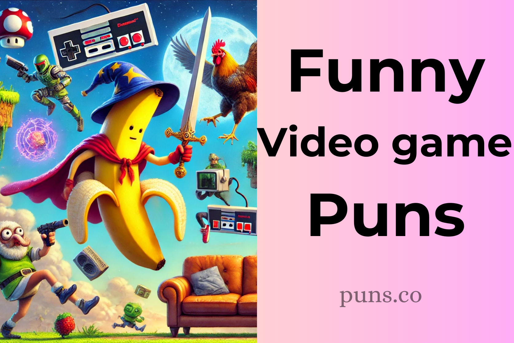 Video game Puns