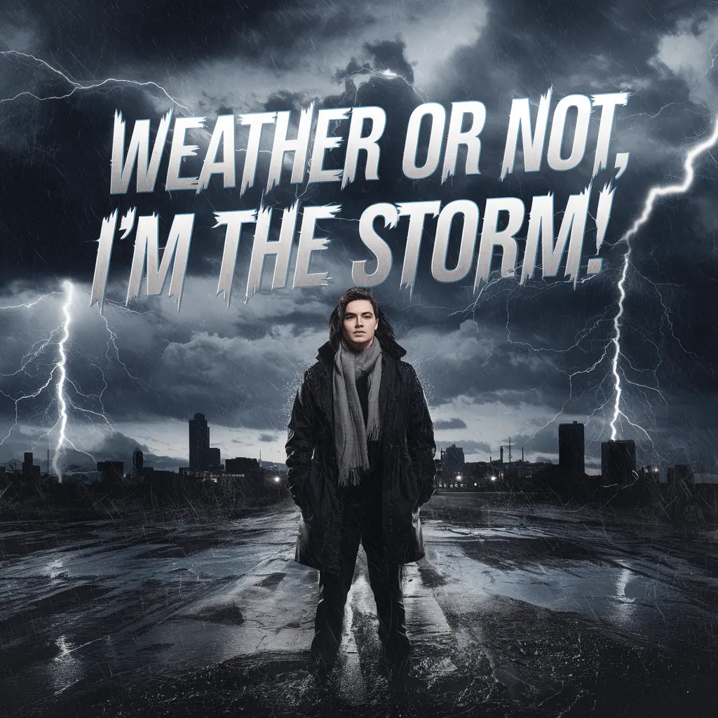 Weather or not Im the storm Storm Puns